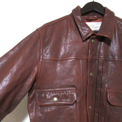 アヴィレックス OLD TIMES LEATHER WORK JACKET ラムレザージャケット