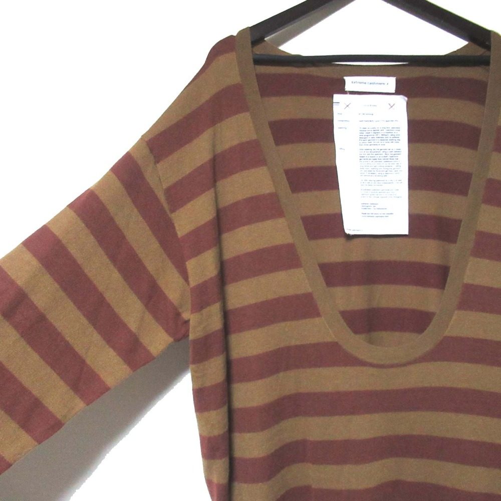エクストリームカシミヤ カシミヤニットワンピース