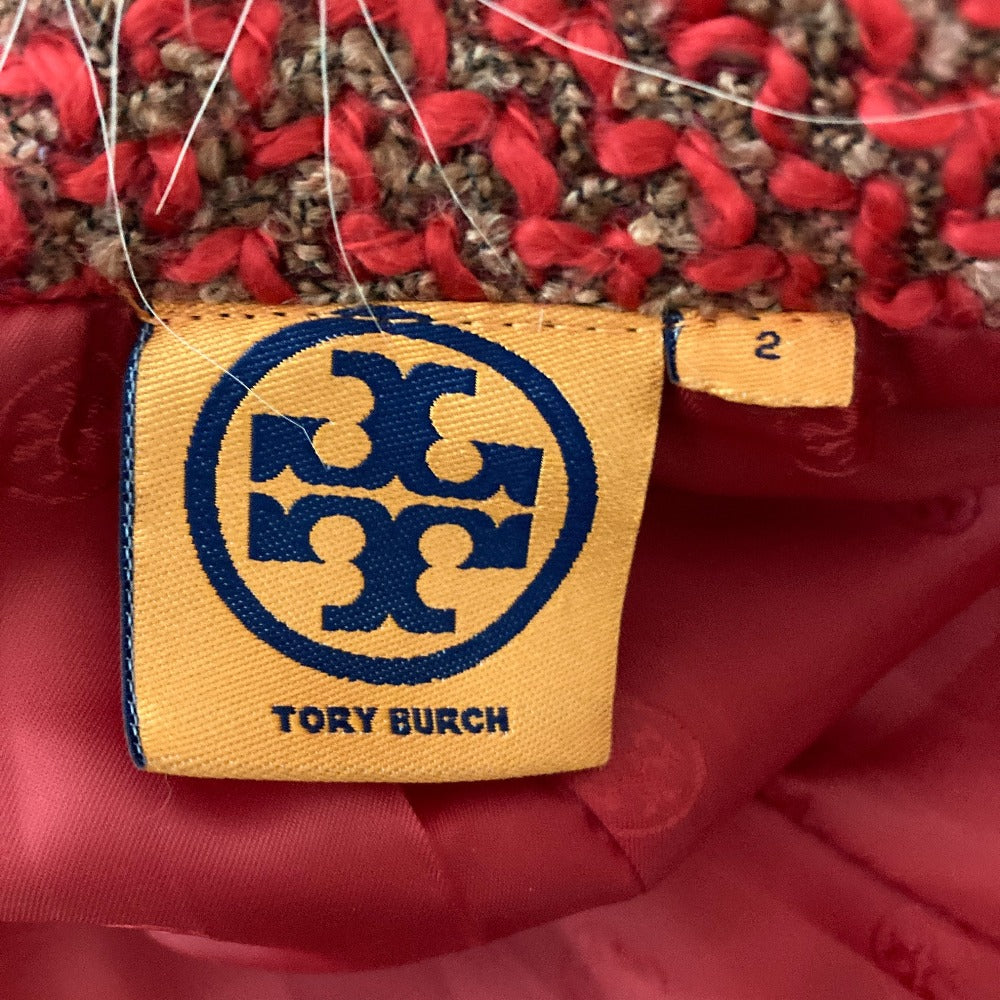 トリーバーチ コヨーテファーカラー ツイード トレンチコート