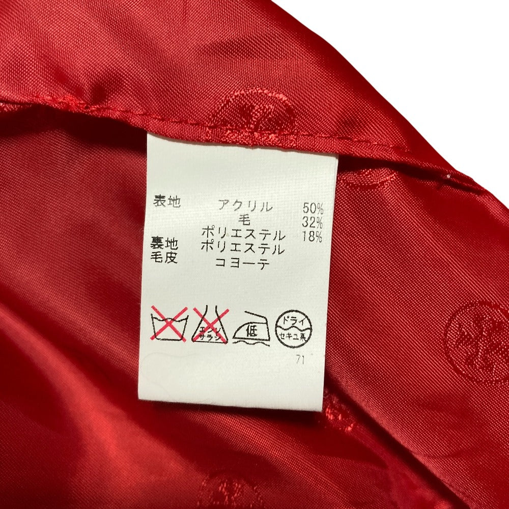 トリーバーチ コヨーテファーカラー ツイード トレンチコート