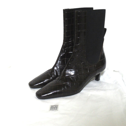 トーテム Mid Heel Leather ブーツ