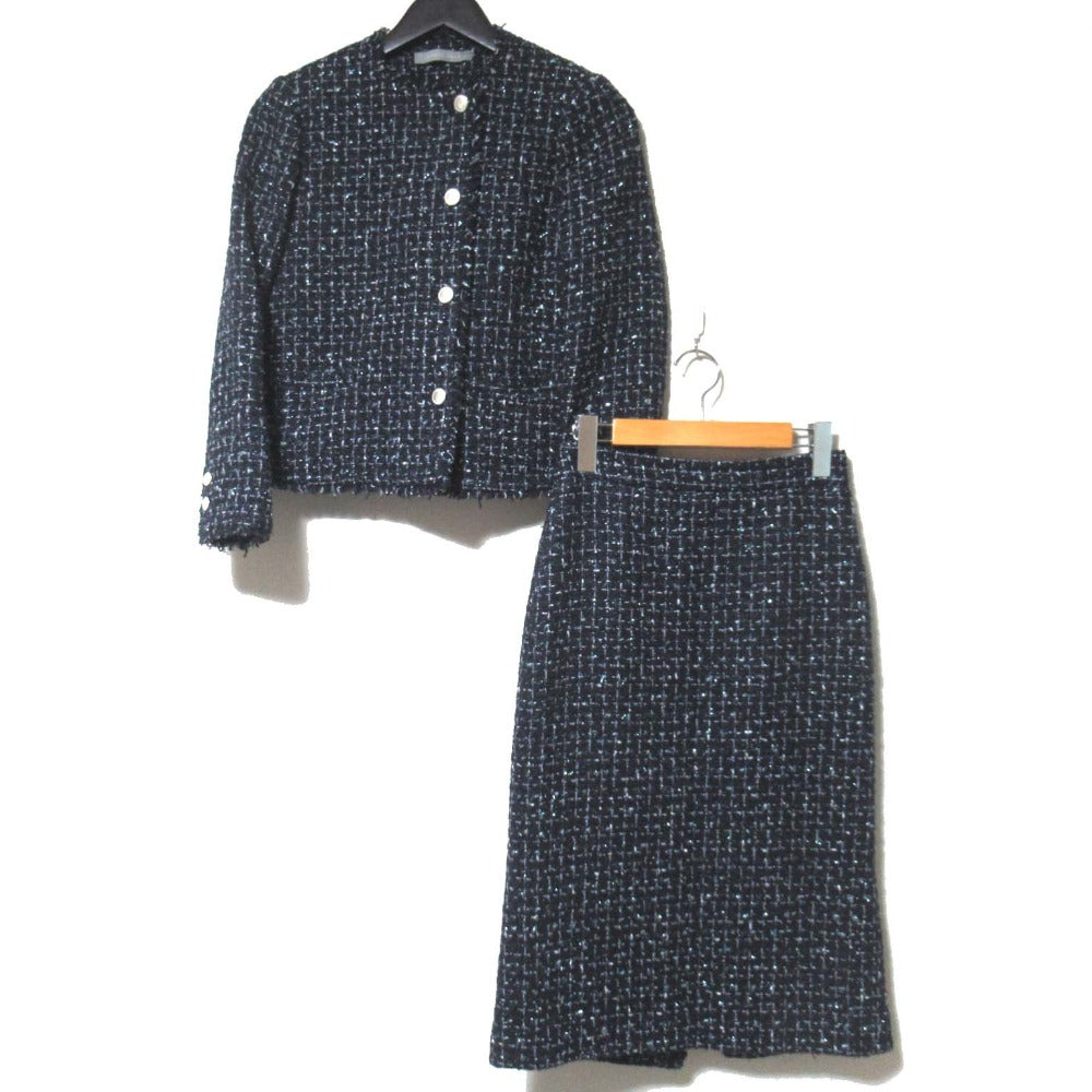セオリーリュクス CHICO TWEED MARTINE ABBEY ウールブレンドセットアップ