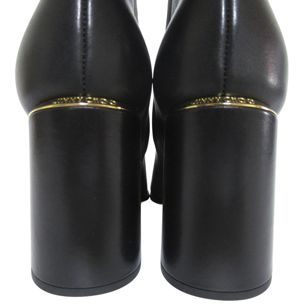 ジミーチュウ LOREN 85 レザーショートブーツ
