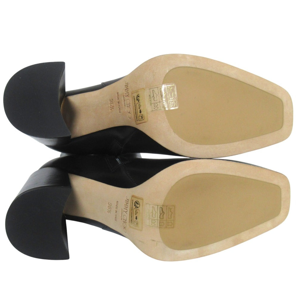 ジミーチュウ LOREN 85 レザーショートブーツ