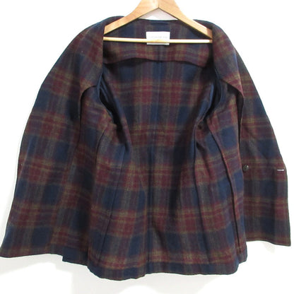 トゥモローランド Zanieriウールチェックダブルブレストジャケット