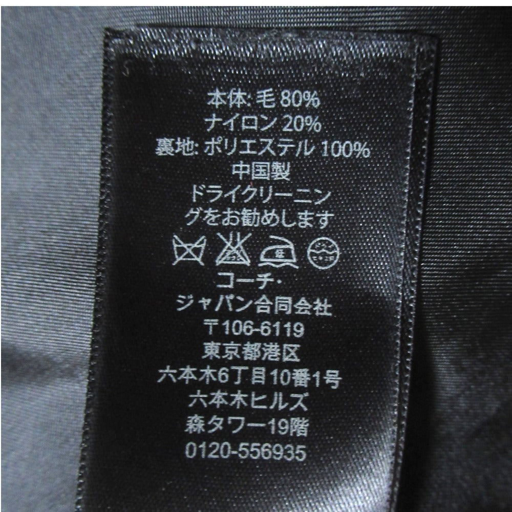 コーチ ウールダブルブレストコート