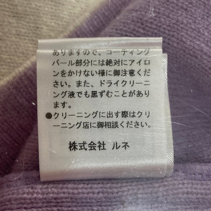 ルネ フェイクパールカフスニットコート