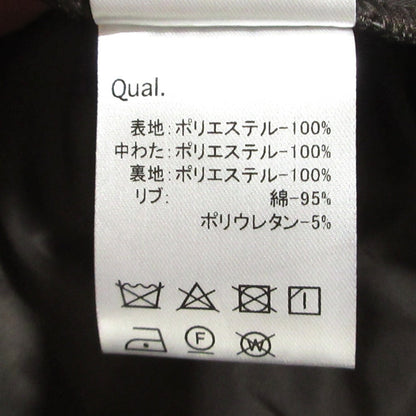 カンビオ ノーカラーキルティングジャケットコート