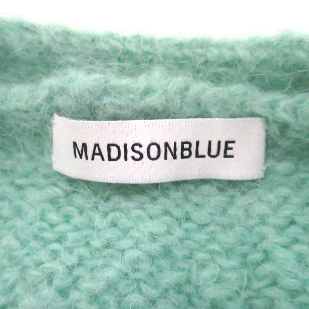 マディソンブルー LOOSE BIG V CD MOHAIR パールボタンウールカーディガン