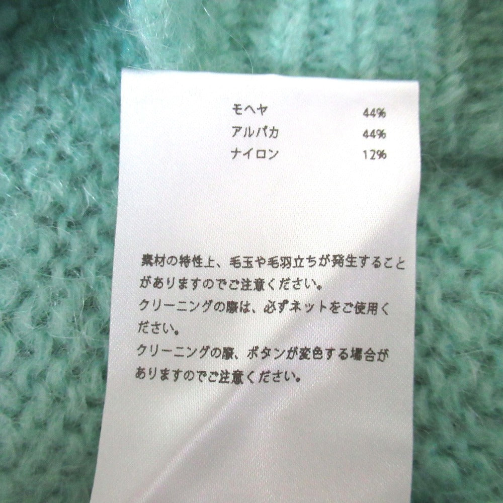 マディソンブルー LOOSE BIG V CD MOHAIR パールボタンウールカーディガン