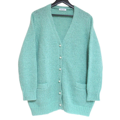 マディソンブルー LOOSE BIG V CD MOHAIR パールボタンウールカーディガン