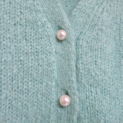 マディソンブルー LOOSE BIG V CD MOHAIR パールボタンウールカーディガン