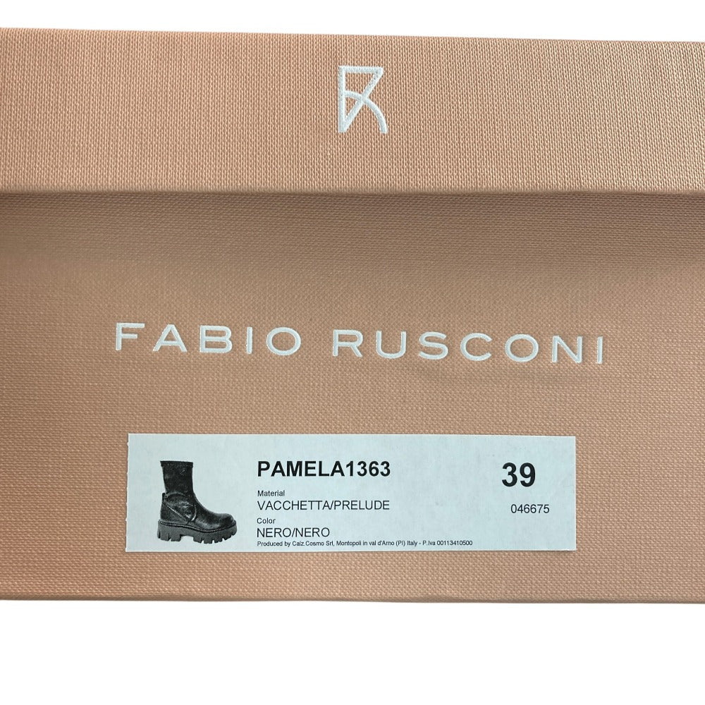ファビオルスコーニ PAMELA レザーショートブーツ