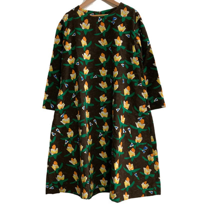 フォーティファイブアール Light Molle Color Lily Print ワンピース