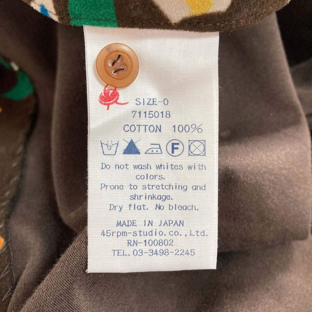フォーティファイブアール Light Molle Color Lily Print ワンピース