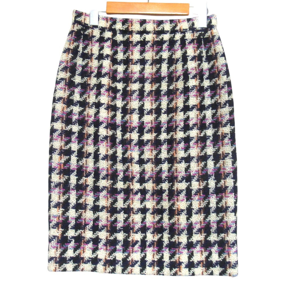 シャネル 千鳥格子ツイードスカート