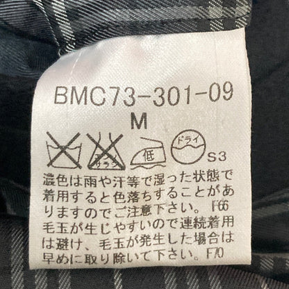 バーバリーブラックレーベル ウールシングルトレンチコート