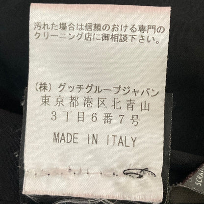 グッチ カウハイド レザーミリタリージャケット