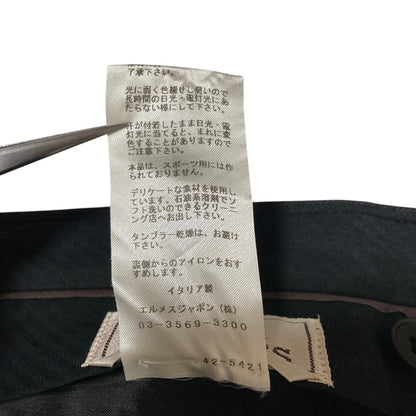 エルメス ヘリンボーンスラックス