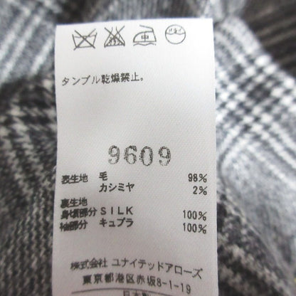 ドゥロワー チェックウールテーラードジャケット