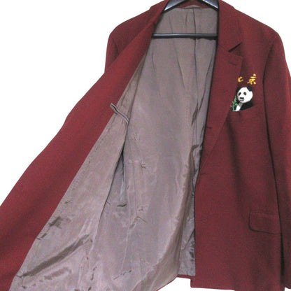 ダブレット PUPPET ANIMAL EMBROIDERY ウール混テーラードジャケット