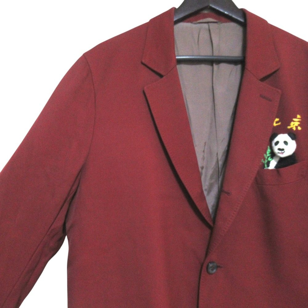 ダブレット PUPPET ANIMAL EMBROIDERY ウール混テーラードジャケット