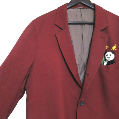 ダブレット PUPPET ANIMAL EMBROIDERY ウール混テーラードジャケット