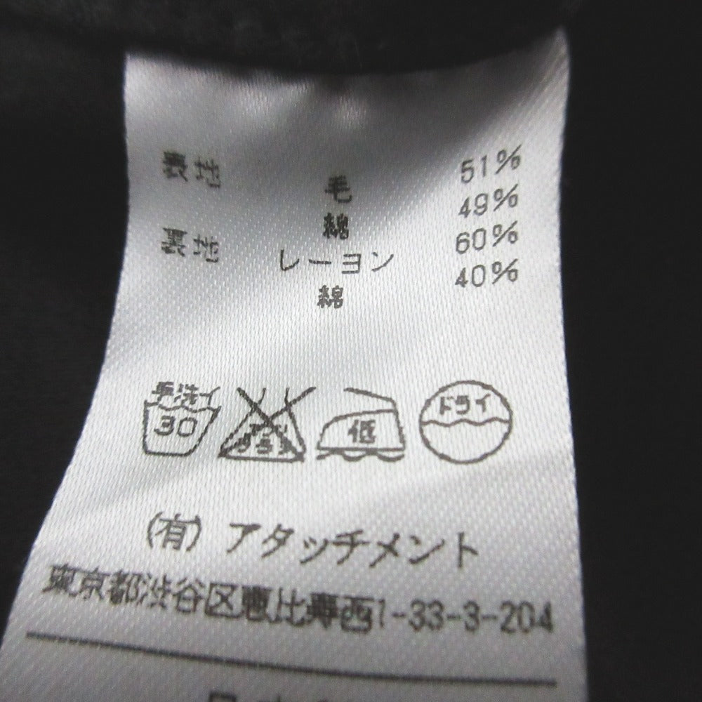 アタッチメント ウールコットンミリタリージャケット
