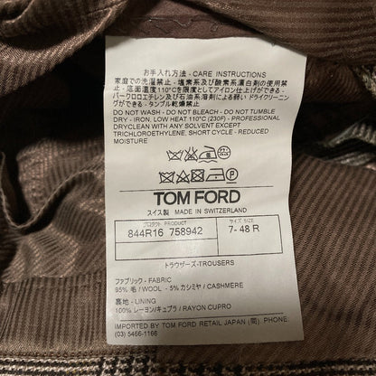 トムフォード ウールカシミヤ スラックス