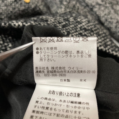 セントセシリア ツイードノーカラージャケット
