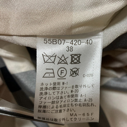 ブルーレーベルクレストブリッジ ファインウールスタンドカラーコート
