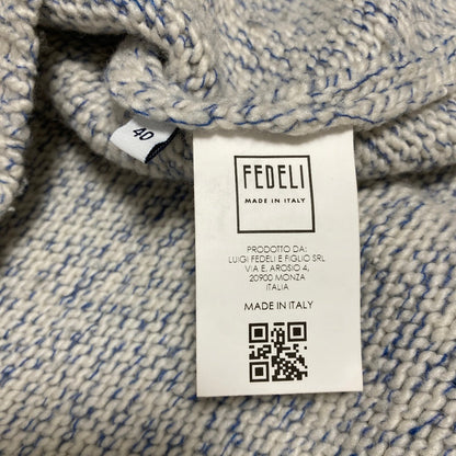 フェデリ カシミヤメランジニットセーター