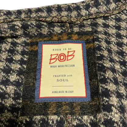 BOB 千鳥格ウールテーラードジャケット