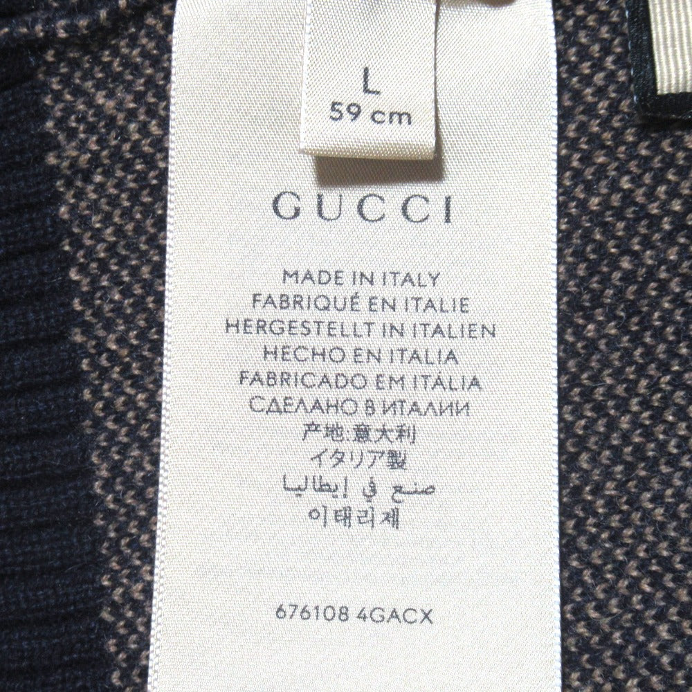 グッチ GG カシミヤウールニットキャップ