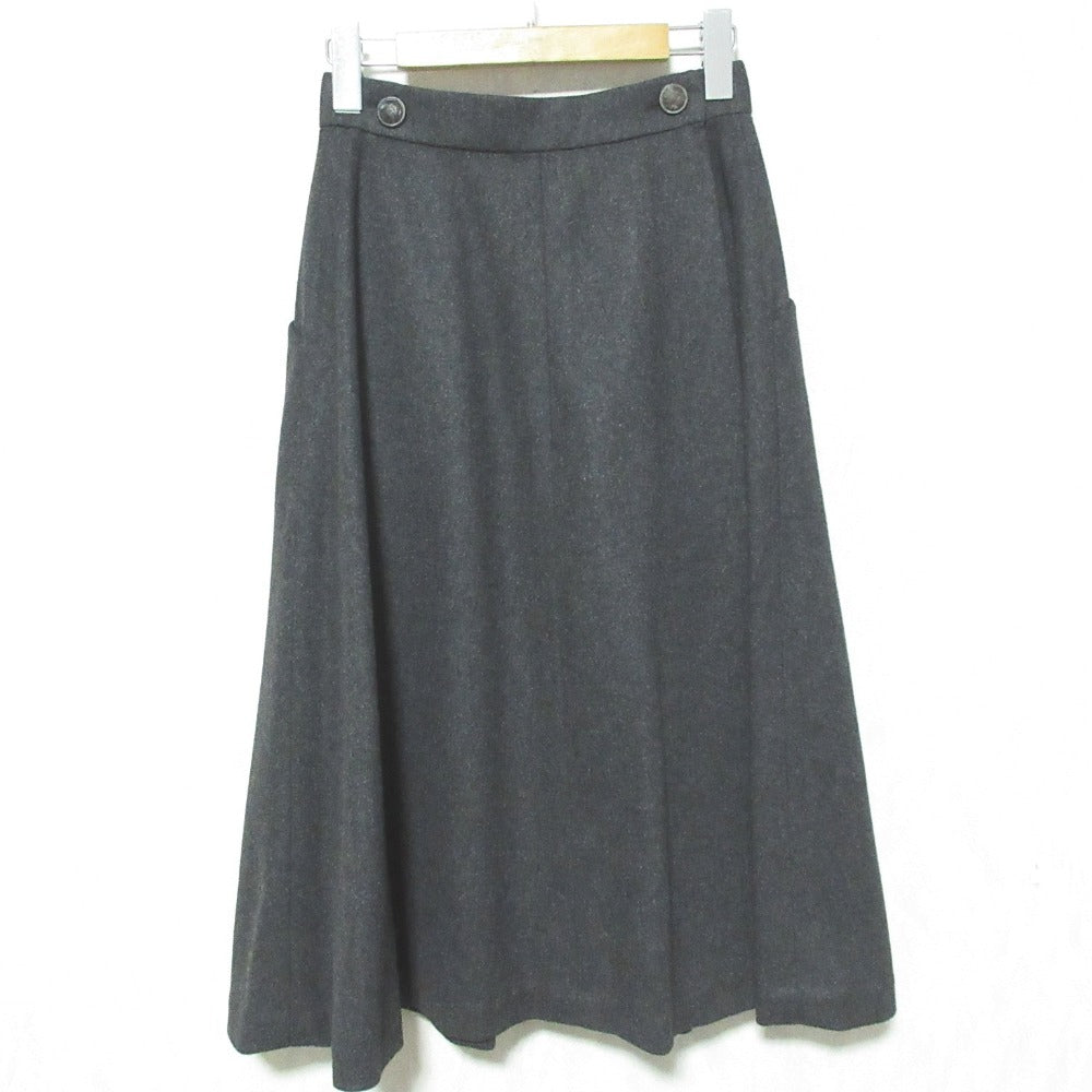 エルメス ウールカシミヤスカート