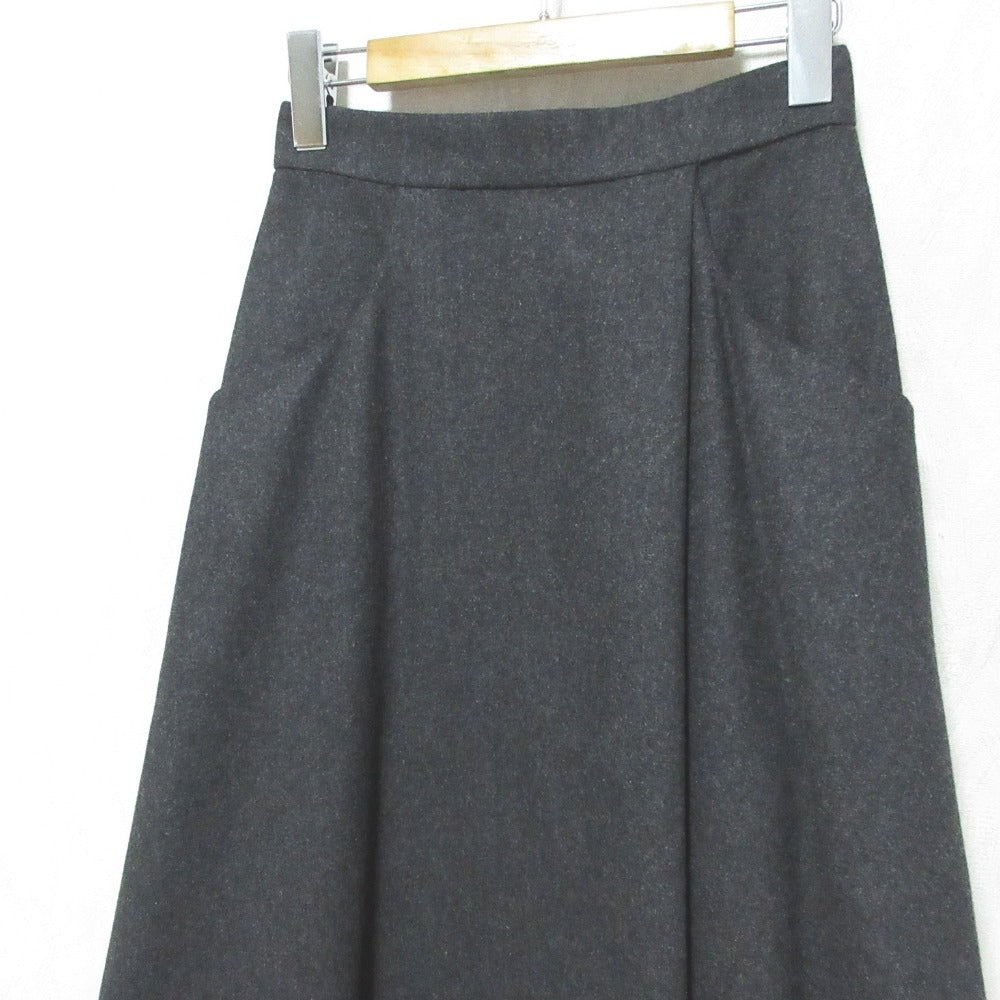 エルメス ウールカシミヤスカート