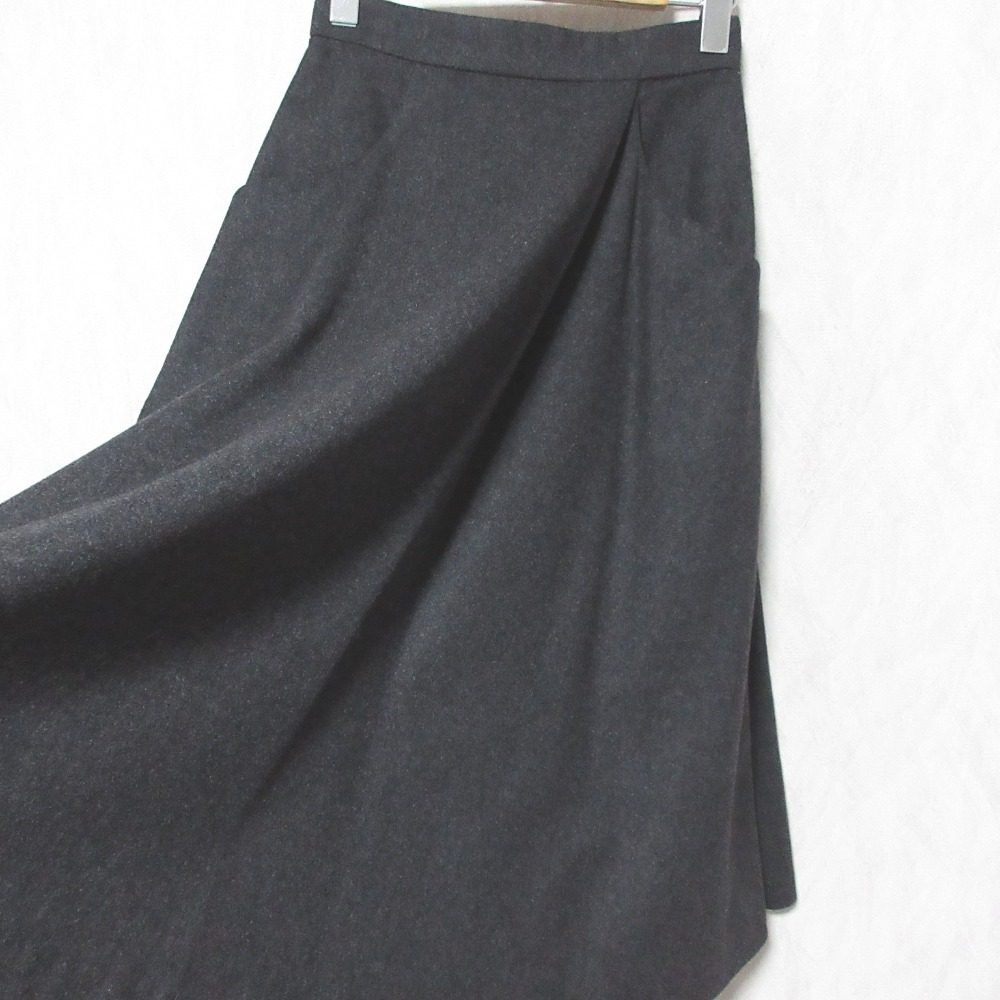 エルメス ウールカシミヤスカート