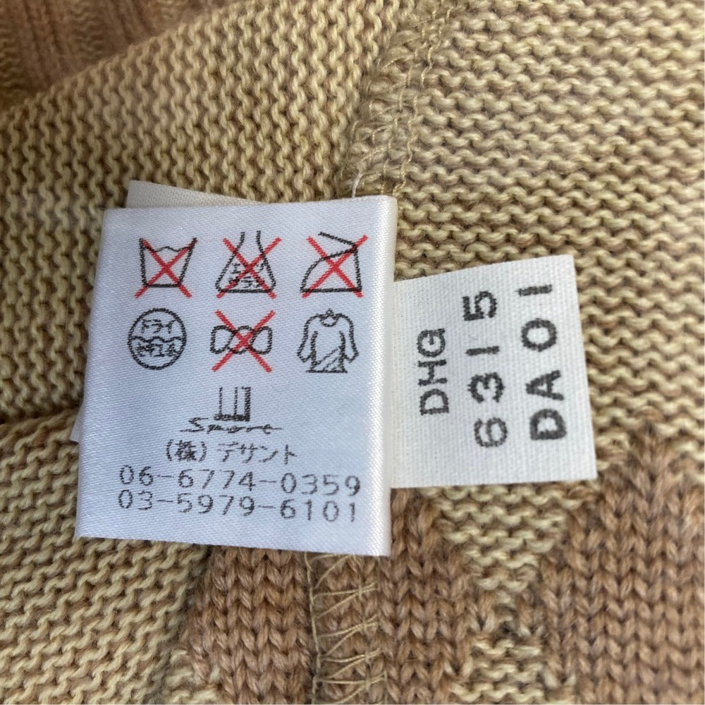 ダンヒル ウールハイネックハーフジップセーター