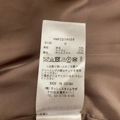 フレイアイディー ウールブレンドコート