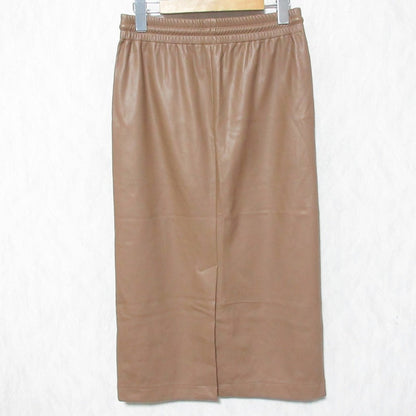 セオリー DRAWSTRING PENCIL SK エコレザースカート