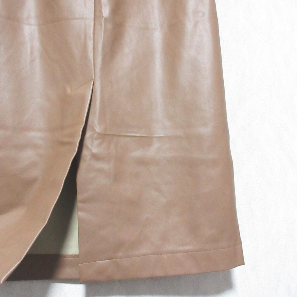 セオリー DRAWSTRING PENCIL SK エコレザースカート