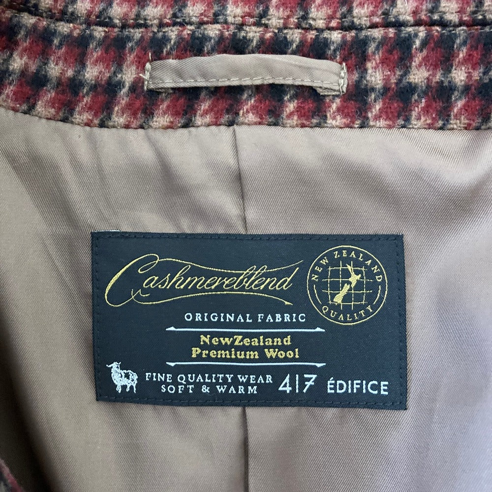 417エディフィス ウールカシミヤコート
