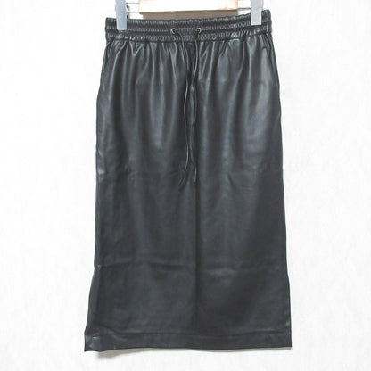 セオリー DRAWSTRING SK エコレザー スカート