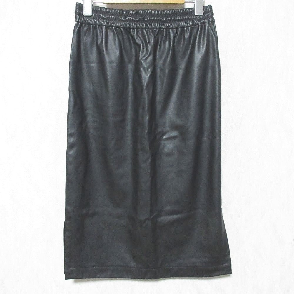 セオリー DRAWSTRING SK エコレザー スカート