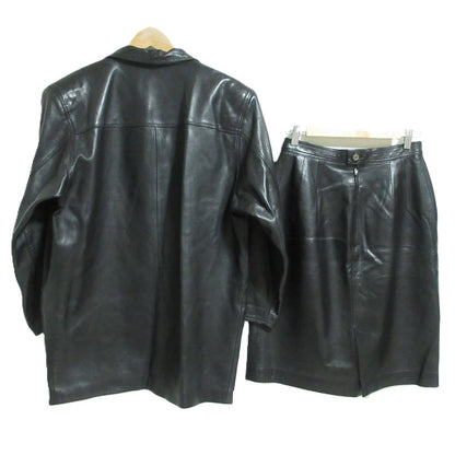 ロエベ ラムレザー ジャケット スカート セット