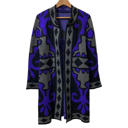 ルシアンペラフィネ カシミヤ ロングニットカーディガン