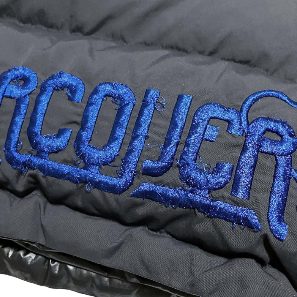 ジョンアンダーカバー 刺繍フード付きナイロンダウンジャケット