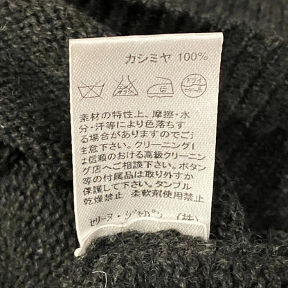 セリーヌ カシミヤ タートルネック半袖ニットセーター