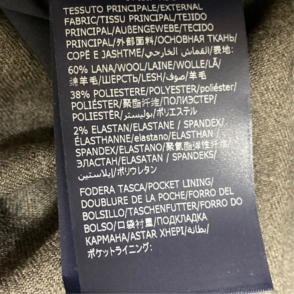 インコテックス SLOWEAR ウールスリムフィットスラックス