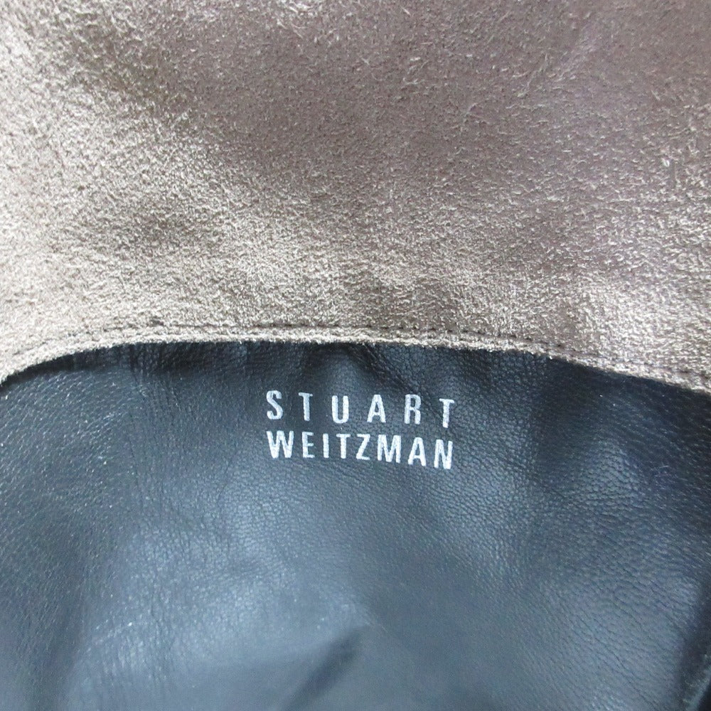 スチュアートワイツマン スエードニーハイブーツ